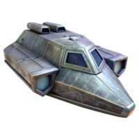 stunning classic Interdimensional Vehicle Spaceship Silhouette Isolated Element premium png