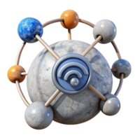impressive minimalist Internet of Things Network Transparent Background exclusive png