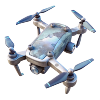 serene modern Invisible Drone Concept Quadcopter Design Transparent Background genuine png