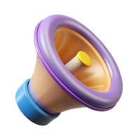 serene minimalist Invisible Speaker Cone Vibrating Transparent Background detailed png