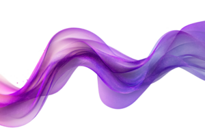 Colorful flowing waves create a soft visual effect png