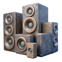 serene rustic Invisible Speaker System Multiple Units Cutout png