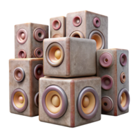 extraordinary minimalist Invisible Speaker System Multiple Units Cutout premium png