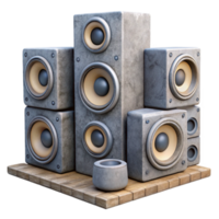 extraordinary traditional Invisible Speaker System Multiple Units Cutout authentic png