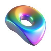 impressive traditional Iridescent Holographic Gradient Cutout Isolated Element high resolution png