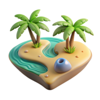 impressive modern Island Archipelago Isolated Element Tropical Hues original png