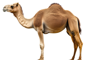Camel standing upright in a desert setting png