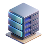 wonderful classic Isometric Server Rack Transparent Background png