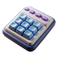 serene abstract Keyboard Wireless Number Pad Included Isolated high quality png