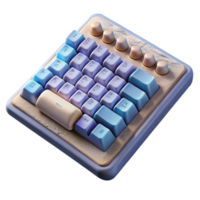 beautiful abstract Keyboard Wireless Mechanical Keys Cutout Isolated high quality png
