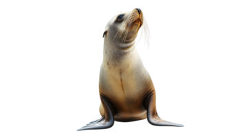 Seal resting on a smooth surface in natural pose png