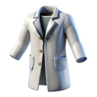 magnificent artistic Lab Coat White Folded Isolated Element Cutout high quality png