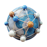 wonderful creative Knowledge Network Graphic Isolated Transparent Background high resolution png