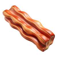 stunning abstract Lab Created Bacon Strip Crispy Texture Cutout detailed png