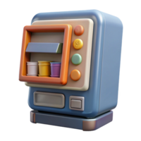 beautiful minimalist Lab Created Food Vending Machine Touchscreen Interface original png