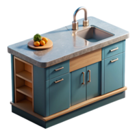 extraordinary artistic Lab Created Kitchen Counter Top View original png