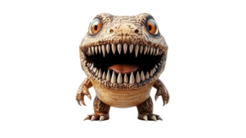 Friendly dinosaur character design png
