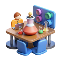 magnificent artistic Lab Meeting with Virtual Team Isolated Element exclusive png
