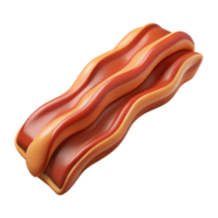 stunning rustic Lab Produced Bacon Strip Crispy Texture Isolated exclusive png