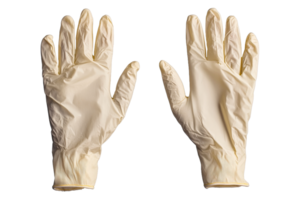 Disposable gloves for safe handling during tasks png