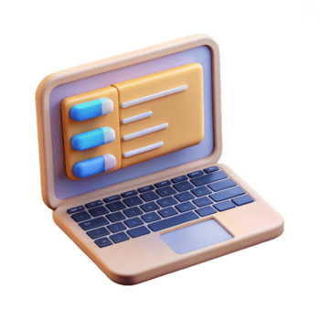 impressive rustic Laptop with Coding Interface Transparent Background premium png