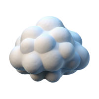 magnificent abstract Layered Paper Cloud Cutout with White Fluff Transparent Background png