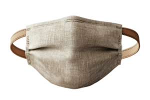 Stylish cloth mask designed for everyday use png