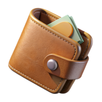 extraordinary artistic Leather Wallet Floating Open Cutout high quality png