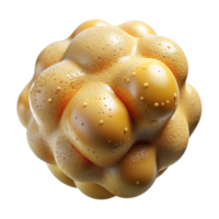 magnificent artistic Lecithin Foam Macro Shot Transparent Background high quality png