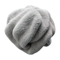 vibrant modern Light Gray Fleece Soft Texture Isolated on Transparent Background original png