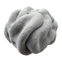 elegant classic Light Gray Fleece Soft Texture Isolated on Transparent Background png