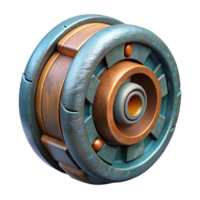 extraordinary minimalist Living Machine Part Rotating View Isolated Element authentic png