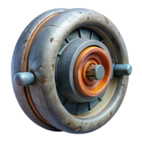 extraordinary artistic Living Machine Part Rotating View Isolated Element genuine png