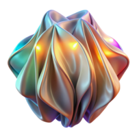vibrant modern Luminescent Textile Design Transparent Background original png