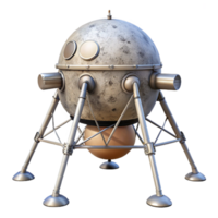 wonderful rustic Lunar Lander Cutout with Landing Legs high resolution png
