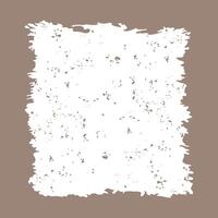 Square Brown Rustic Rough Torn Paper Frame Background Vintage Retro Style with Empty Blank Space vector