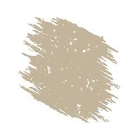 Square Cream Slanted Brush Stroke Rough Frame Background with Blank Space vector