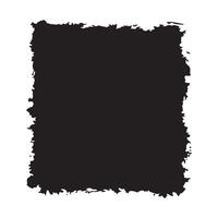 Square Black Rustic Rough Torn Paper Frame Background Vintage Retro Style with Empty Space vector