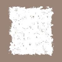 Square Brown Rustic Rough Torn Paper Frame Background Vintage Style with Empty Space vector