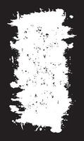Vertical Abstract Black Rustic Rough Frame Background Vintage Retro Style with White Blank Space vector
