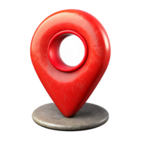 wonderful vintage Map Pin Icon Transparent Background Red detailed png