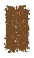 Vertical Abstract Brown Rustic Rough Frame Background Vintage Retro Grunge Style with Copy Space vector