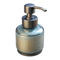 serene artistic Mason Jar Soap Dispenser Bathroom Setting Transparent Background authentic png