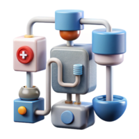 wonderful vintage Medical Device Manufacturing Process Diagram Isolated original png