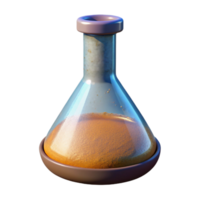 impressionante rústico médico laboratório frasco lado Visão isolado profissional png