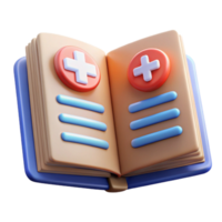 dramatic minimalist Medical Record Book Open Transparent Background authentic png