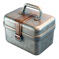 serene creative Metal Lunchbox with Secure Latch Transparent Background genuine png
