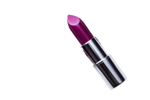 Bold purple lipstick with a glossy finish displayed png