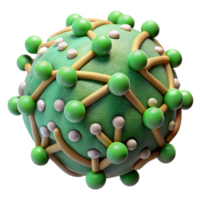 beautiful abstract Microbial Colony Formation Green Lines Cutout high resolution png