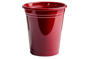 Red plastic cup for casual gatherings and parties png